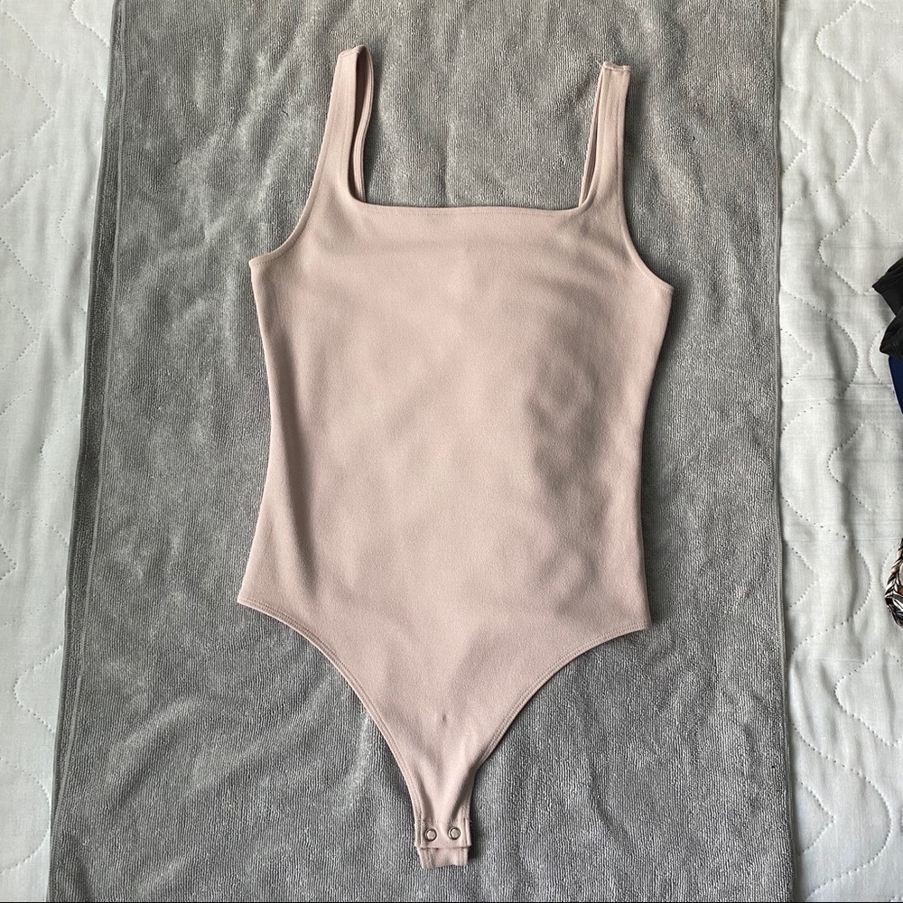 NWOT Express Square Neck Tank Bodysuit XS